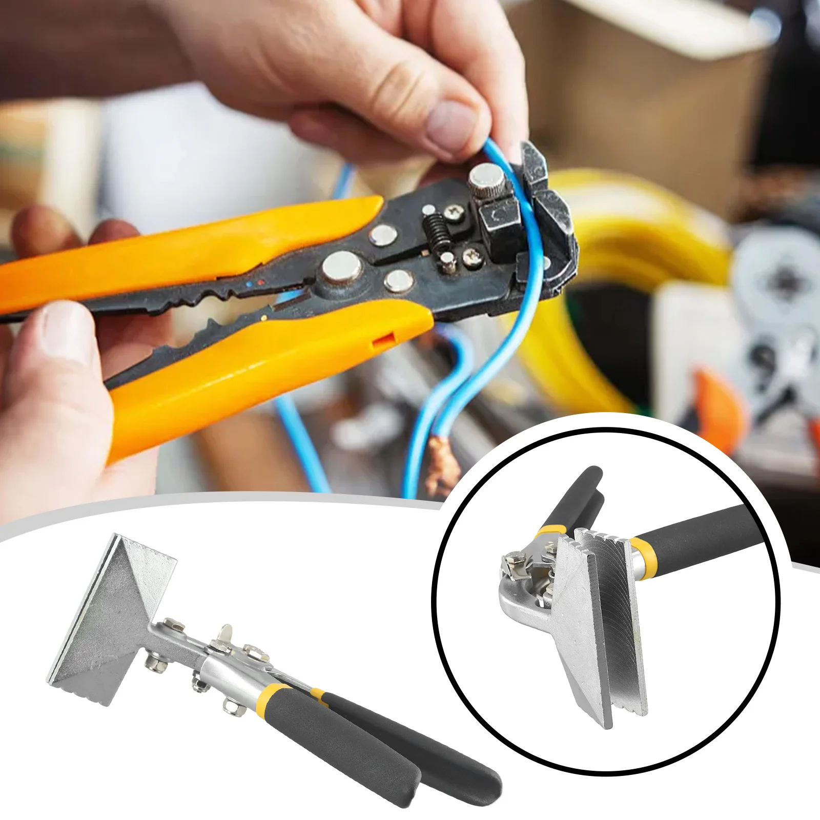 

Sheet Metal Tools Bending Pliers Seaming Pliers 75/150mm Crimping Folding Tool Manual Sheet Metal Clamp Practical