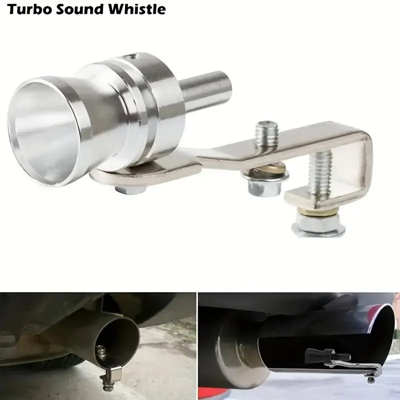 Universal Turbine Exhaust Whistle, Modified with Exhaust Sound Simulator, Motorcycle Tailpipe, Automobile Pipe Sounder(5 Colors)