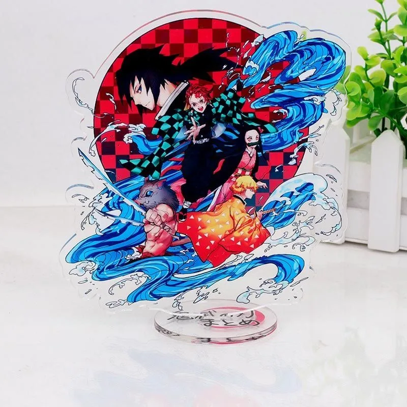 Demon Slayer Tanjiro Kamado Tokitou Muichirou Agatsuma Zenitsu Anime Peripheral Cute Cartoon Desktop Ornaments Kawaii Gifts