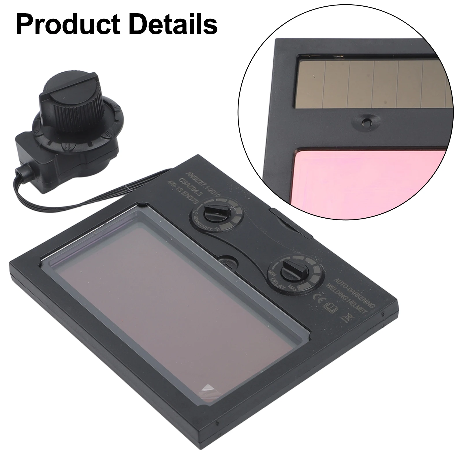 Solar Powered Automatic Darkening Welding Helmet with Intelligent Sensor for Eye Protection During Welding Applications