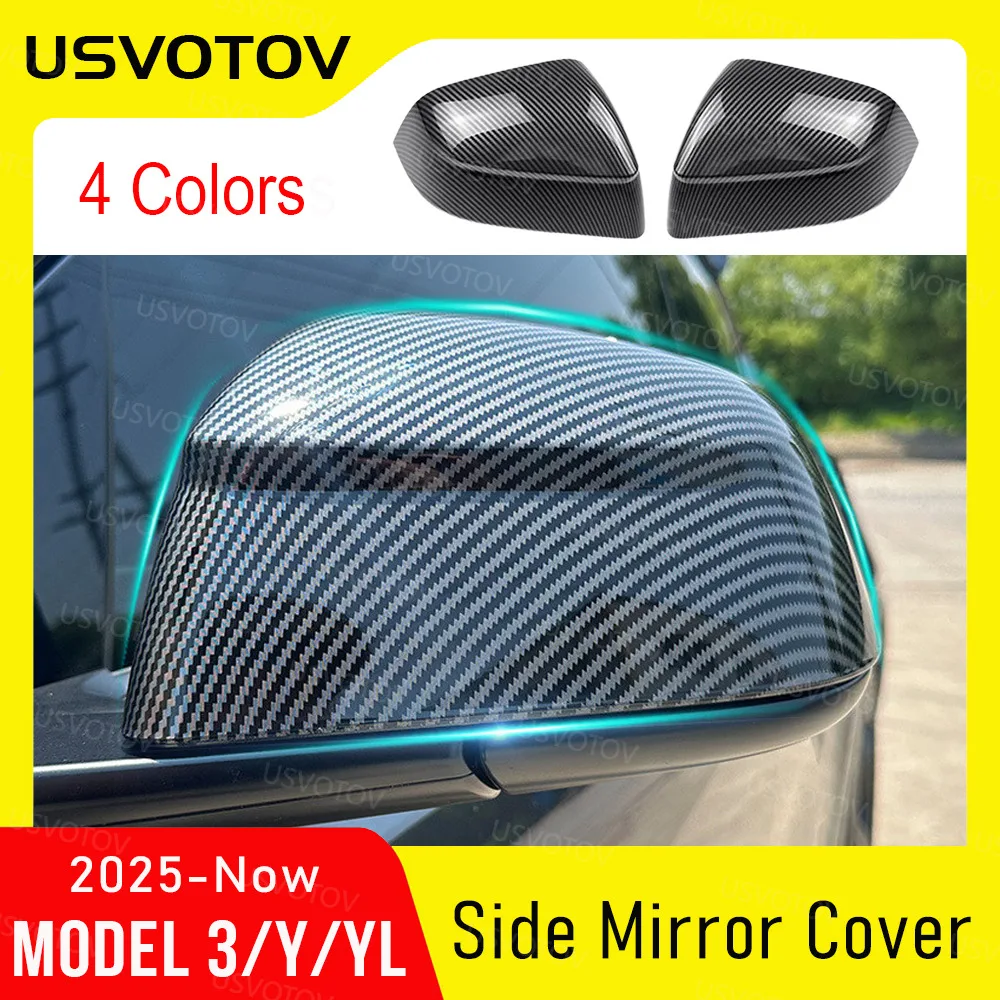 For 2025 2026 Model 3 YL Model Y Juniper Rearview Mirror Guard Cover Anti-scratch Side Mirror Covers Protective Trim Accessories