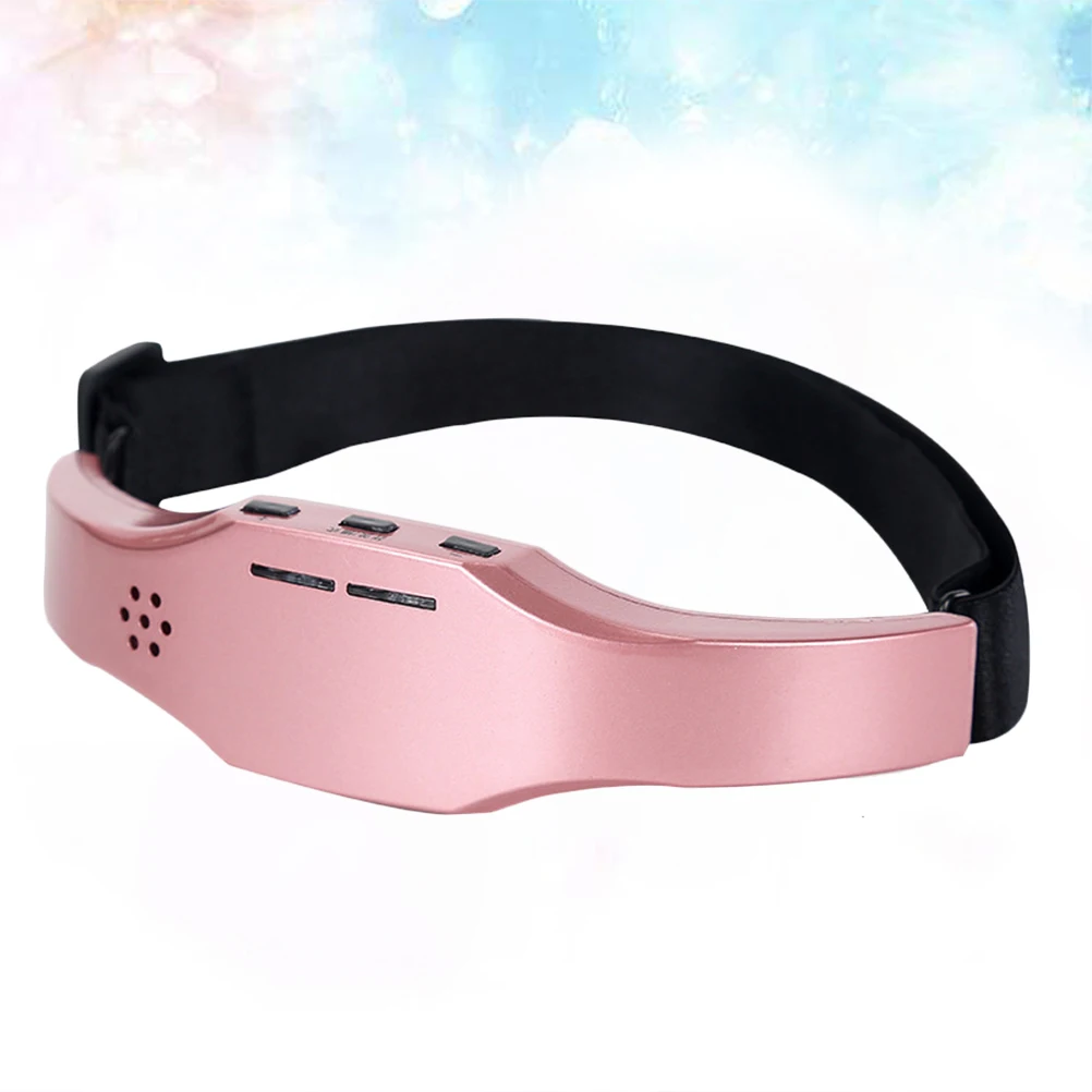 

Electric Head Sleep Aid Wireless Charging Massager Physiotherapy Instrument Pink Relieves Fatigue Stress