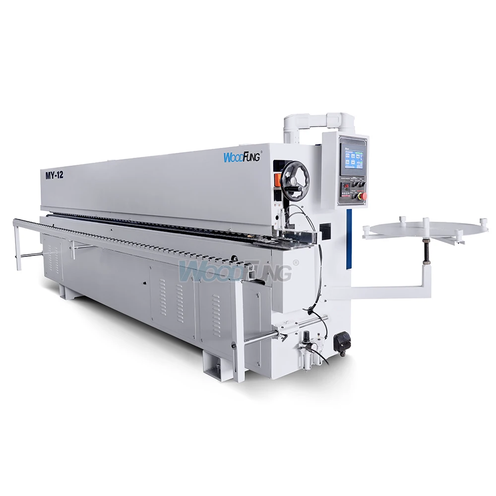 Woodfung Compact 3.5m Pre-milling Compact Edgebander Woodworking Automatic  Edge Banding Machine for Wood Pvc Furniture