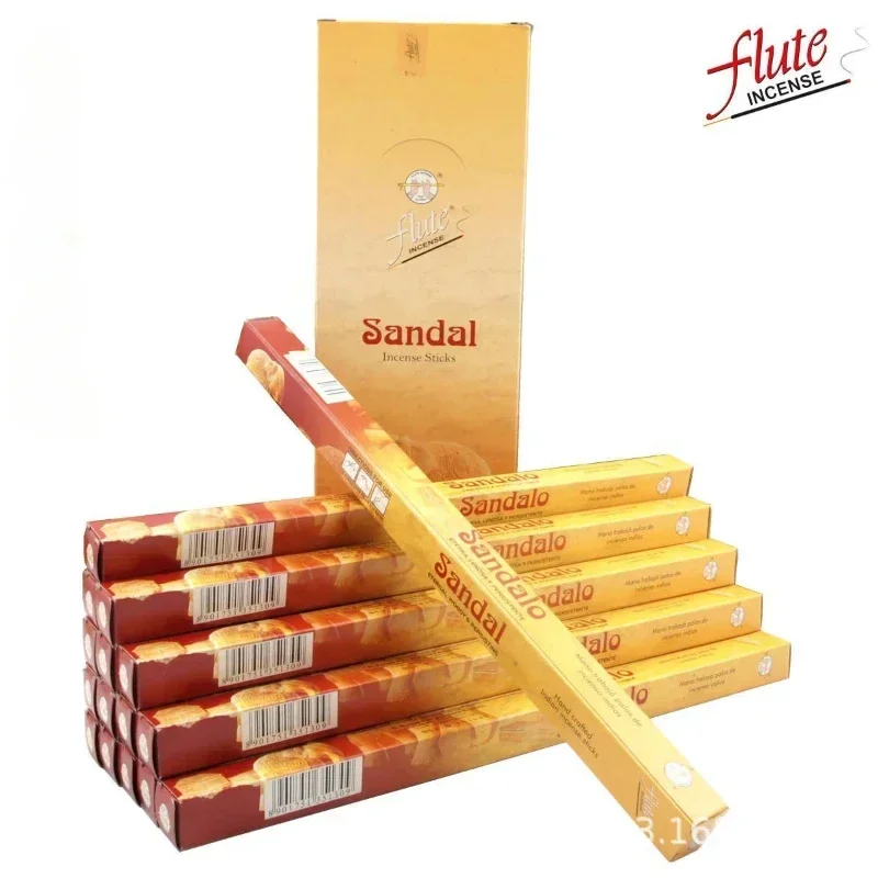 Flute India Stick Incenses White Sage Sandalwood Natural Household Indoor Clean Air Indian Incense Sticks Handmade Meditation