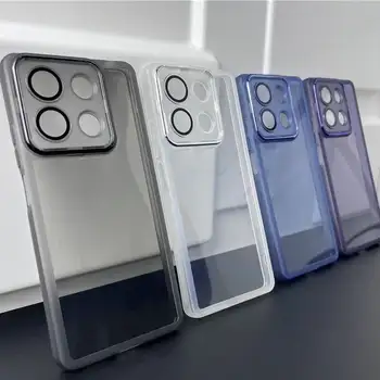 עבור Xiaomi POCO M6 Pro 4G מקרה רך סיליקון שקוף עדשת מגן חזרה כיסוי מקרה עבור Xiaomi POCO X6 Pro מלא כיסוי מעטפת 10 best sales m6 פרו - №9