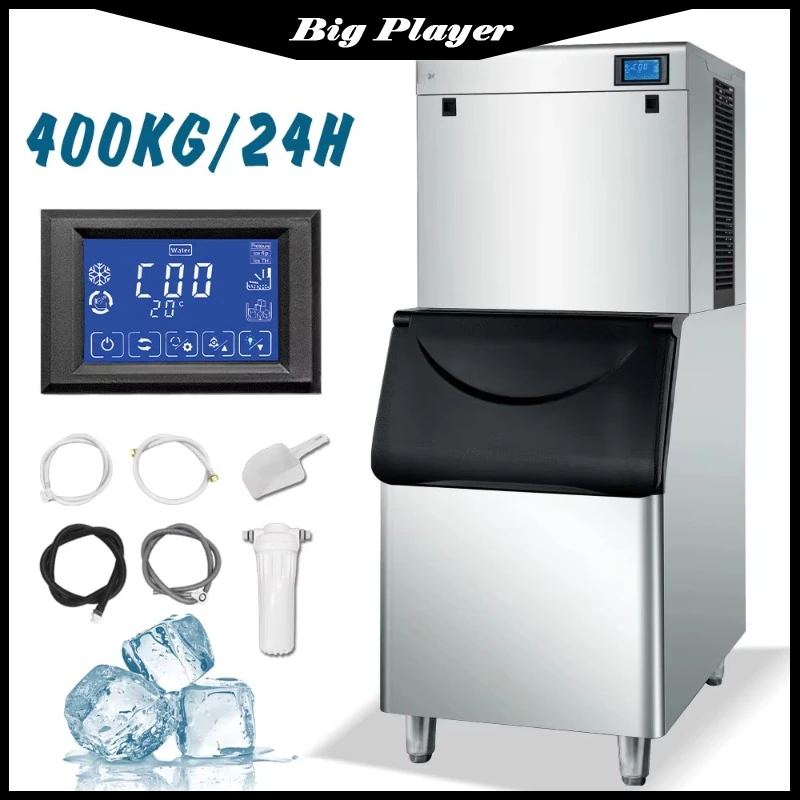 

400 Kg 300 Kg 500 Kg Commercial Ice Maker Cube/ice Maker Summer Beverage Ice Making and Cooling Machine