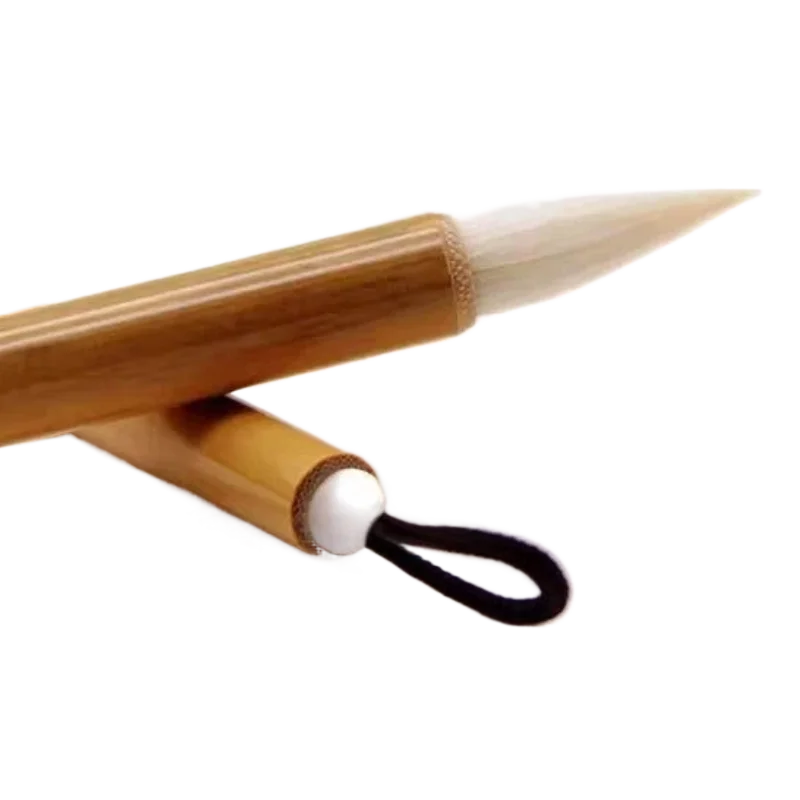 

Official Seal Script Woolen Hair Chinese Calligraphy Brush Regular Script Copying Scripture Brush Watercolor Painting Brush Pen