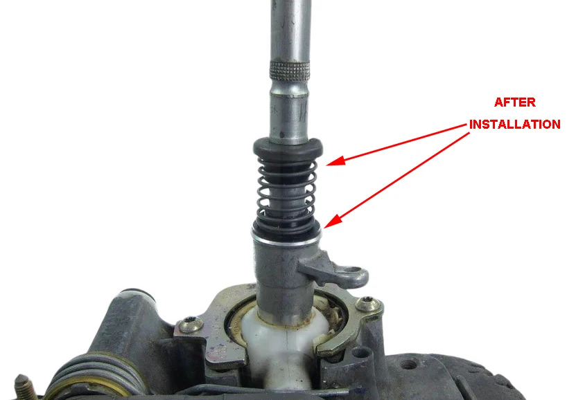 Black Color - Solid Stick Shifter Shaft Bushing (Manual) For VW Golf Jetta Passat Beetle Polo Audi TT MK4 MK5 MK6 MK7