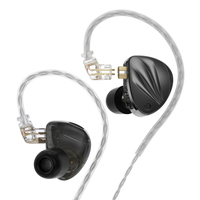 KZ Krila in Ear HiFi Earphone 1DD+1BA High-end Tunable Balanced Armature Earphones Monitor Cancelling Earbuds