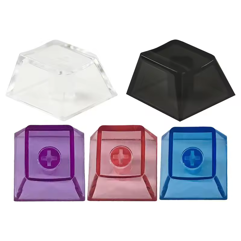 R4 Height Transparent Keycap PC Material Transparent Keycaps Waterproof Durable clear Keycaps Keyboard Covers Keyboards supplies