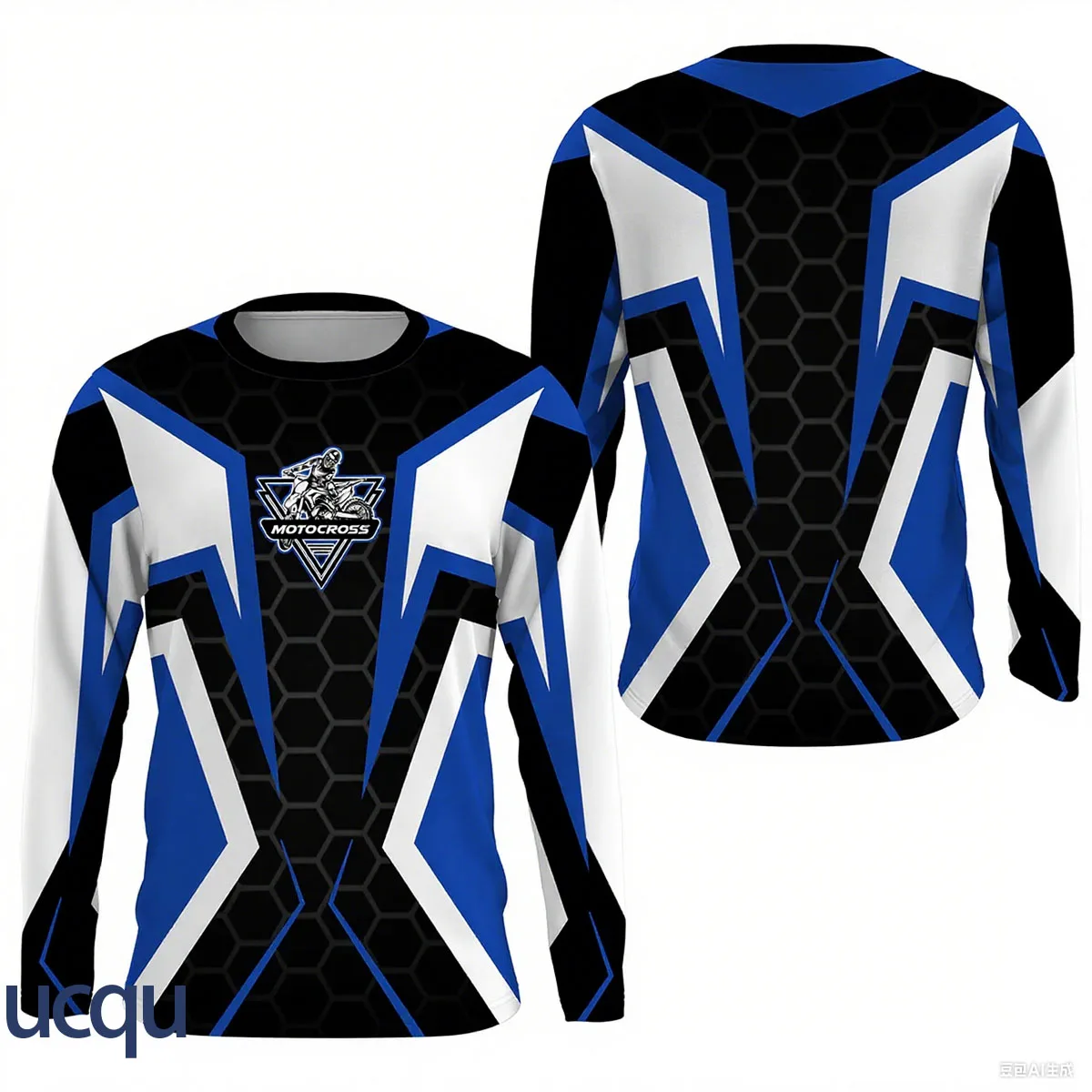 

2025 Hot New Style Blue white biker racing motorcycle Shirts Men Women Sport T-Shirt Motorcycle Long Sleeves 3D Fashion Clothes