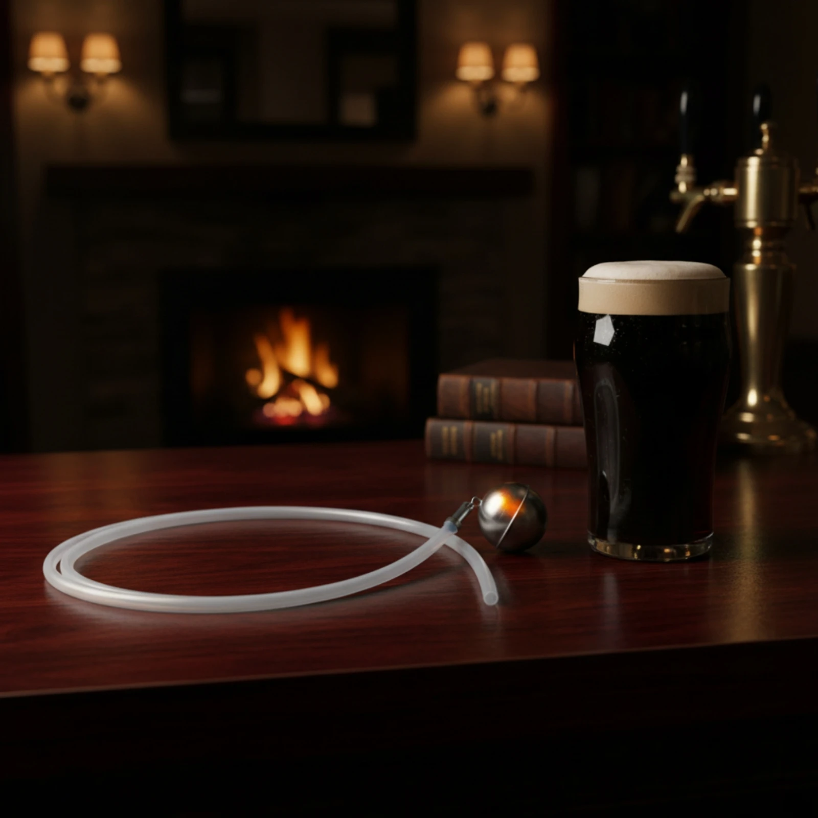 Buoyant Ball Tube Assembly Transparent Floating Ball Immersion Tube Silicone Beer Tubing Polished Keg Accessory Stainless Steel