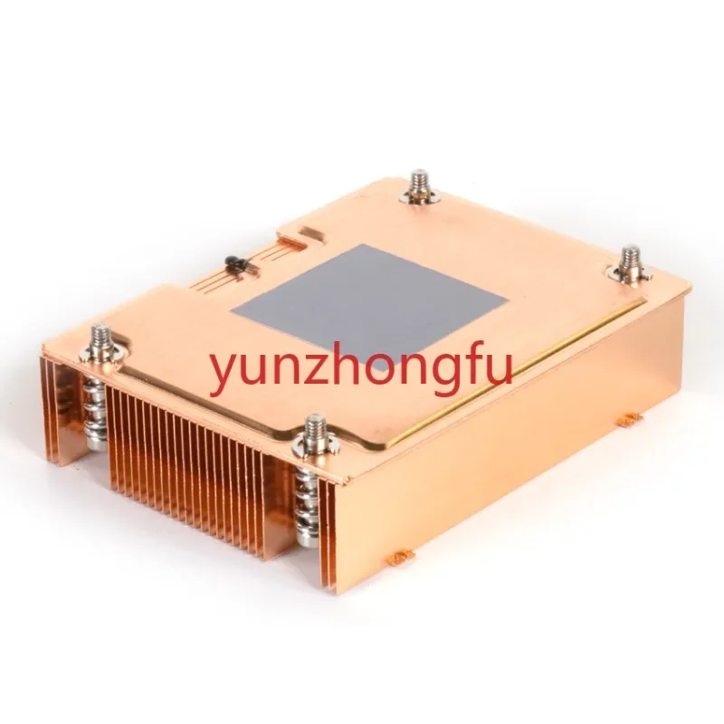 1U pure copper soaking plate server heat sink itx ultra-thin computer desktop fan T086