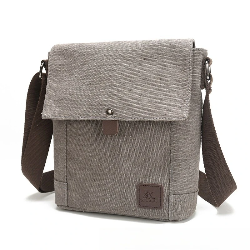 

Women's Flap Washed Cotton Canvas Crossbody Bag Adjustable Strap Vintage Lightweight Shoulder Bag
