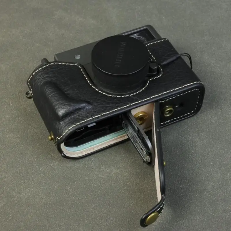 

Кожаная защитная пленка для камеры 652F, полное покрытие, мягкая набивка, надежная ручка для X Half