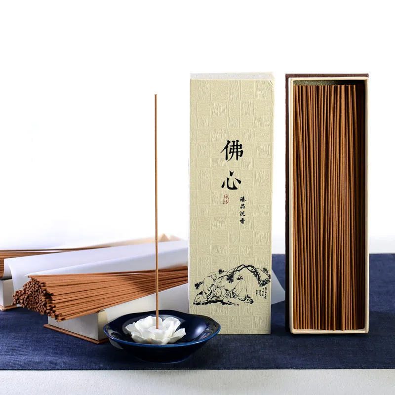 80G Incense Sticks Aged Sandalwood Fragrant Incense Sticks Cedar Aromatherapy Air Freshener for Yoga Room Temple