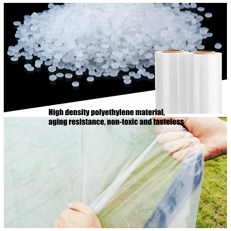0.12mm Customizable Translucent PE Film Rainy/Windy/Winter Days Of Garden Avilions Wind Protection Heat Preservation Of Windows.