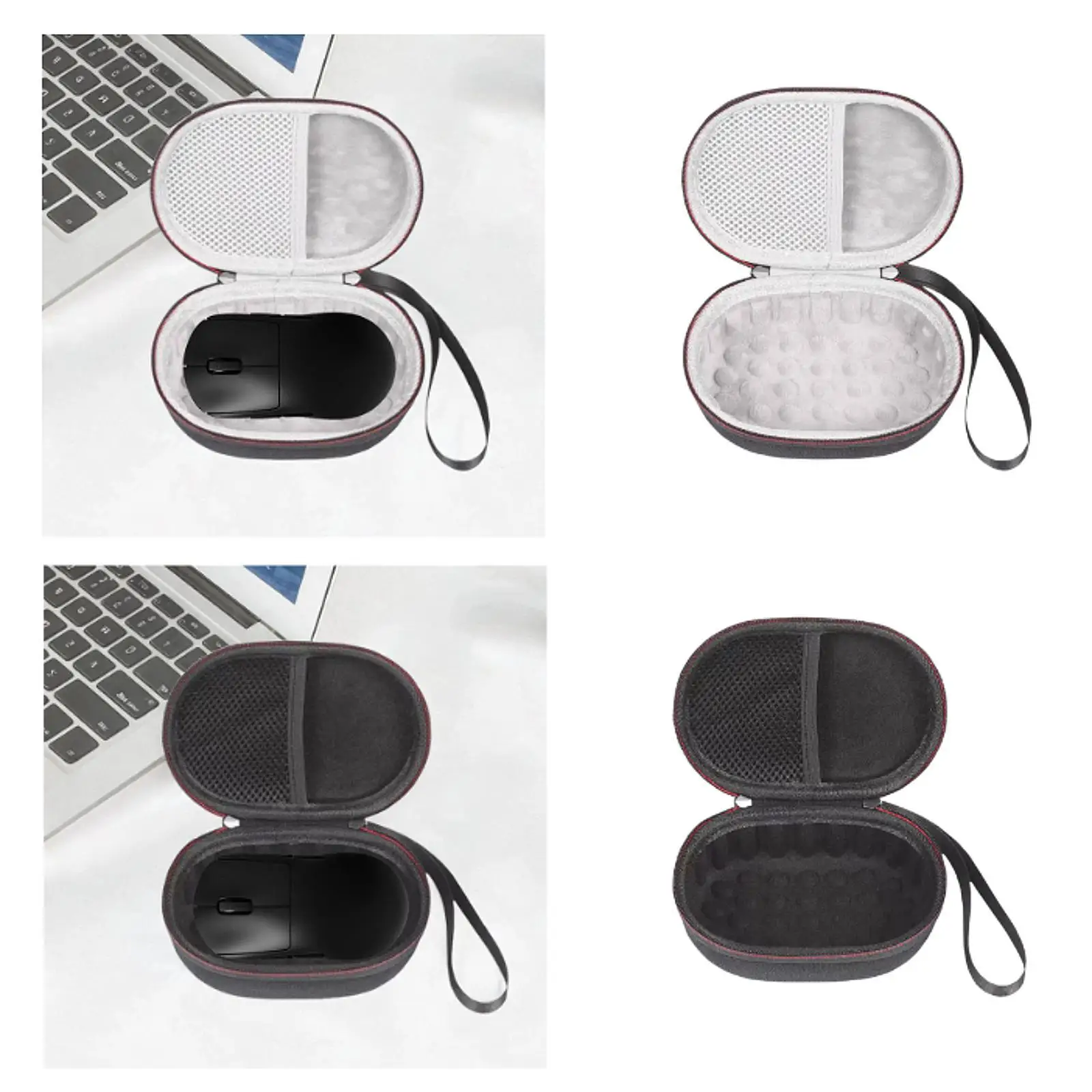 Durable Mouse Storage Bag Portable Zipper Pouch for Gaming Mice Shockproof Hard Travel Case