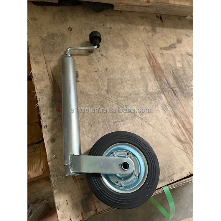 Universal 6 Inch 500kg Motorised Trailer Jockey Wheel Motorhome Trailer Jack Guide Wheel Jack With Handle