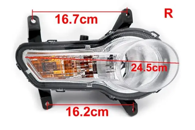 For Great Wall Hover Haval H5 European Style Fog Lights Front Fog Lamp Front Bumper Anti-fog Light with Bulb