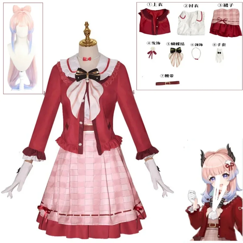 Game Genshin Impact Sangonomiya Kokomi Cosplay Costume Elegant Skirt Activity Party Role Play Clothing Gloves Full Set New