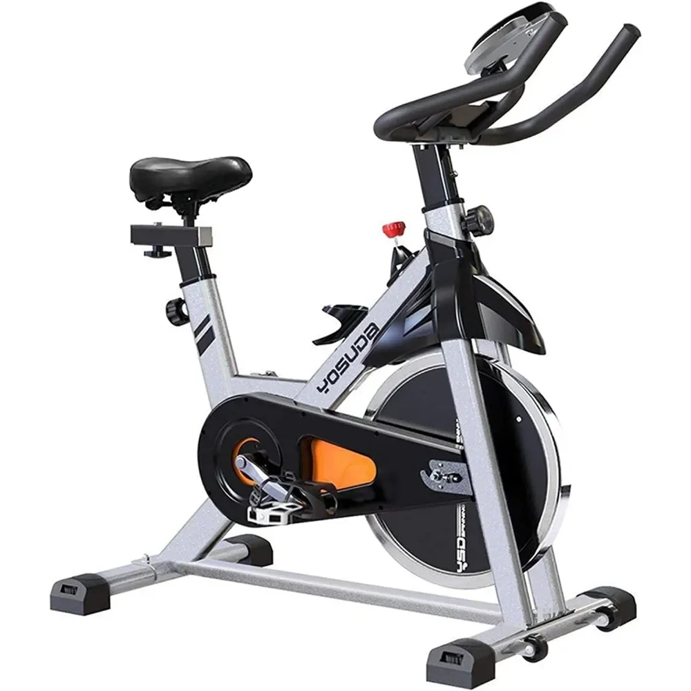 

Brake Pad/Magnetic Stationary Bike - Cycle Bike with Ipad Mount & Comfortable Seat Cushion