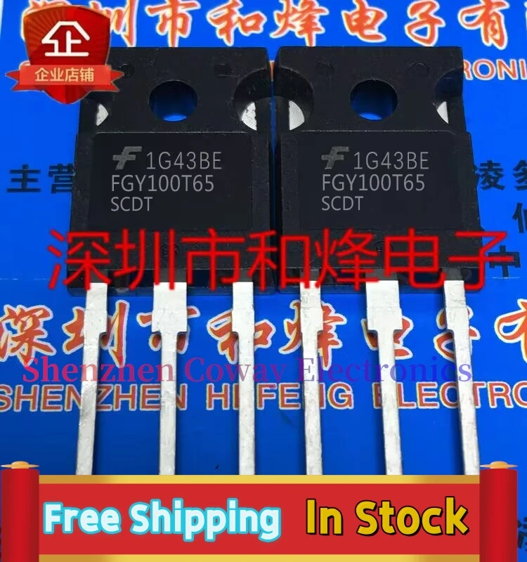 

10PCS-30PCS FGY100T65SCDT TO-247 IGBT 100A/650V In Stock Fast Shipping