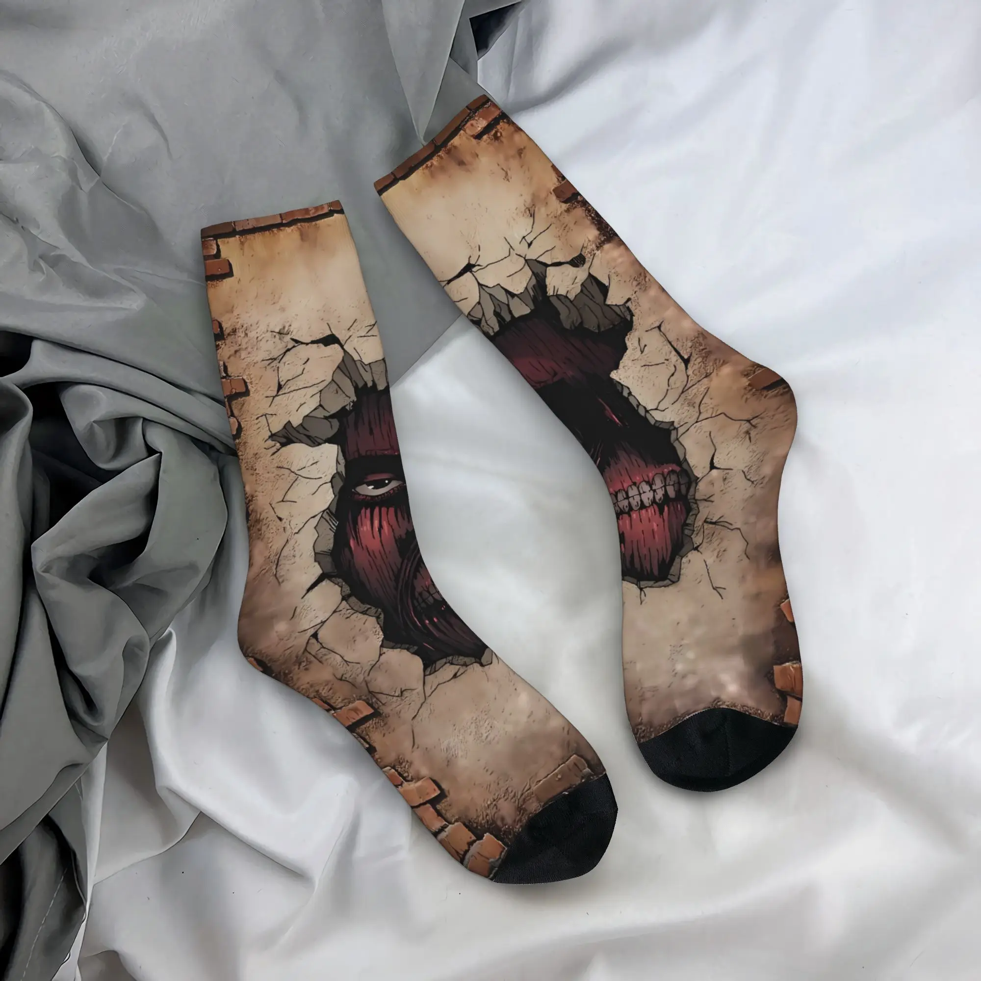 

Adults Men Socks Anime B-berserks Stockings Winter Korean Quality Socks Design Running Anti Sweat Socks