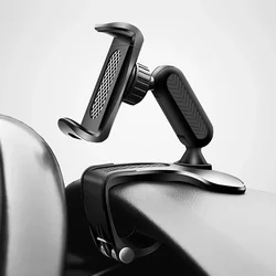 Car Dashboard Clip Mount Phone Holder Stand Universal Cell Phone GPS Support Clip Bracket Rotatable For IPhone Samsung Xiaomi