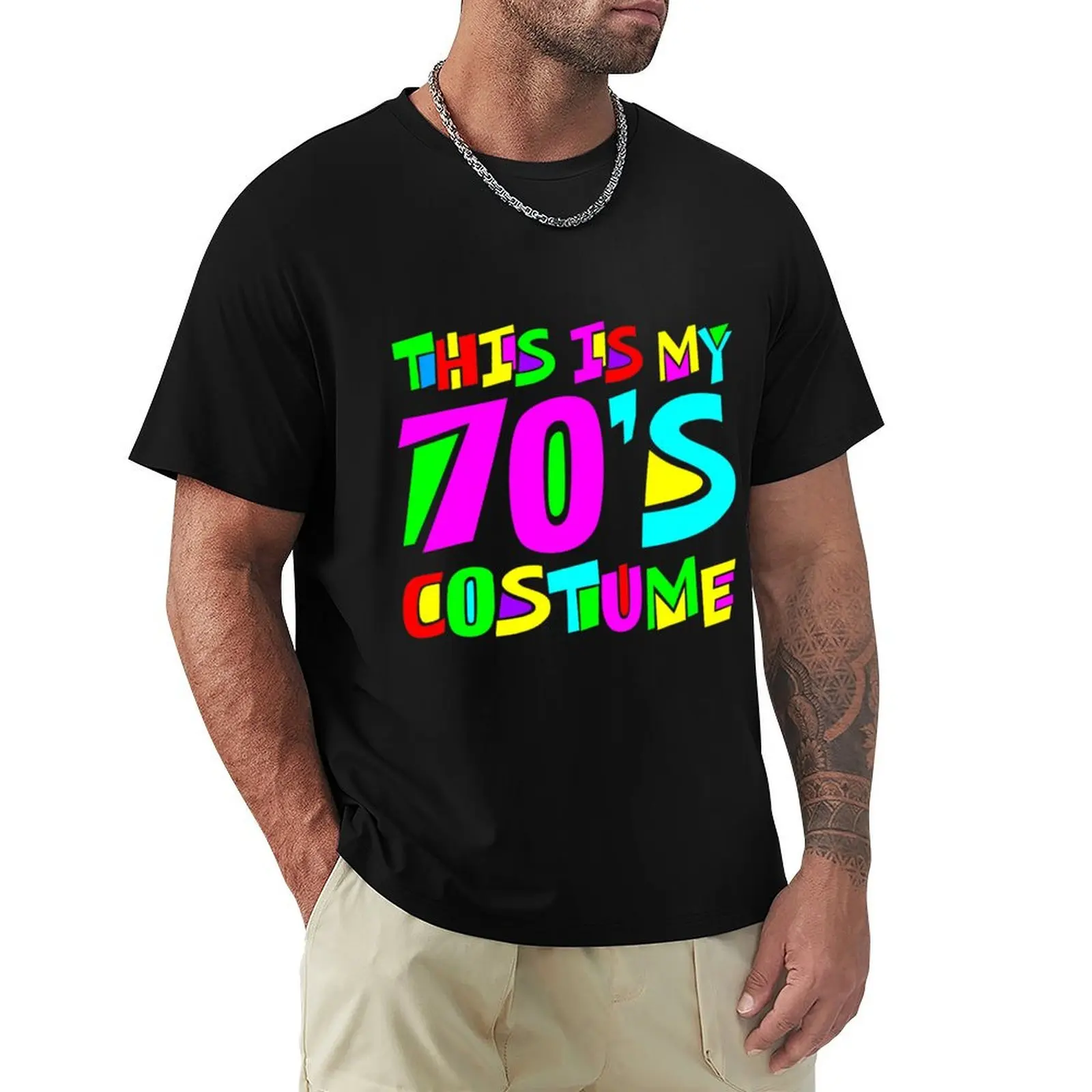 

This Is My 70s Costume T-Shirt Urban Casual Loose Fit Tee