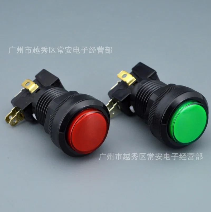 1PC Uniteeelc  Recreational Machines Push Button PBS - 30 with Micro Switch Red and Green 16A 250V