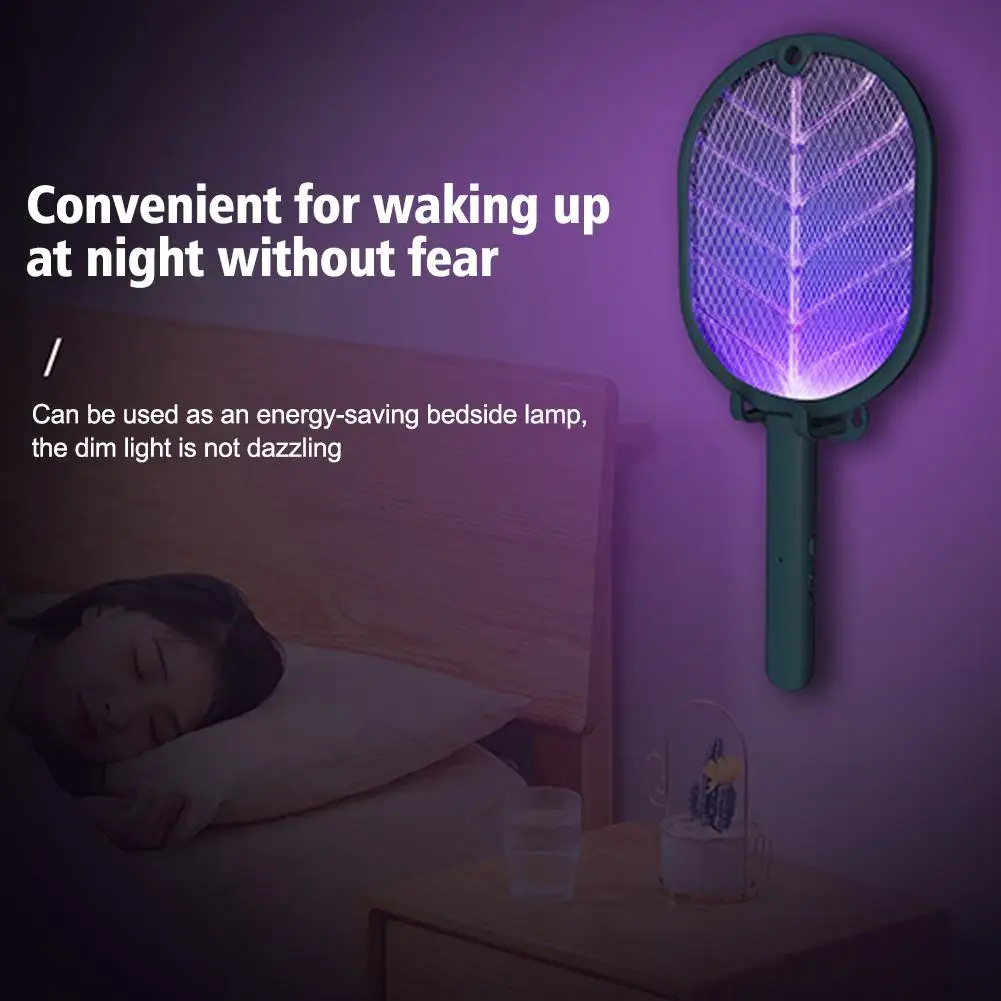 Household Electric Mosquito Swatter USB Folding Scented Two-in-one Trap Repellent Mosquito Insect Swatter Automatic Mosquit B8C3