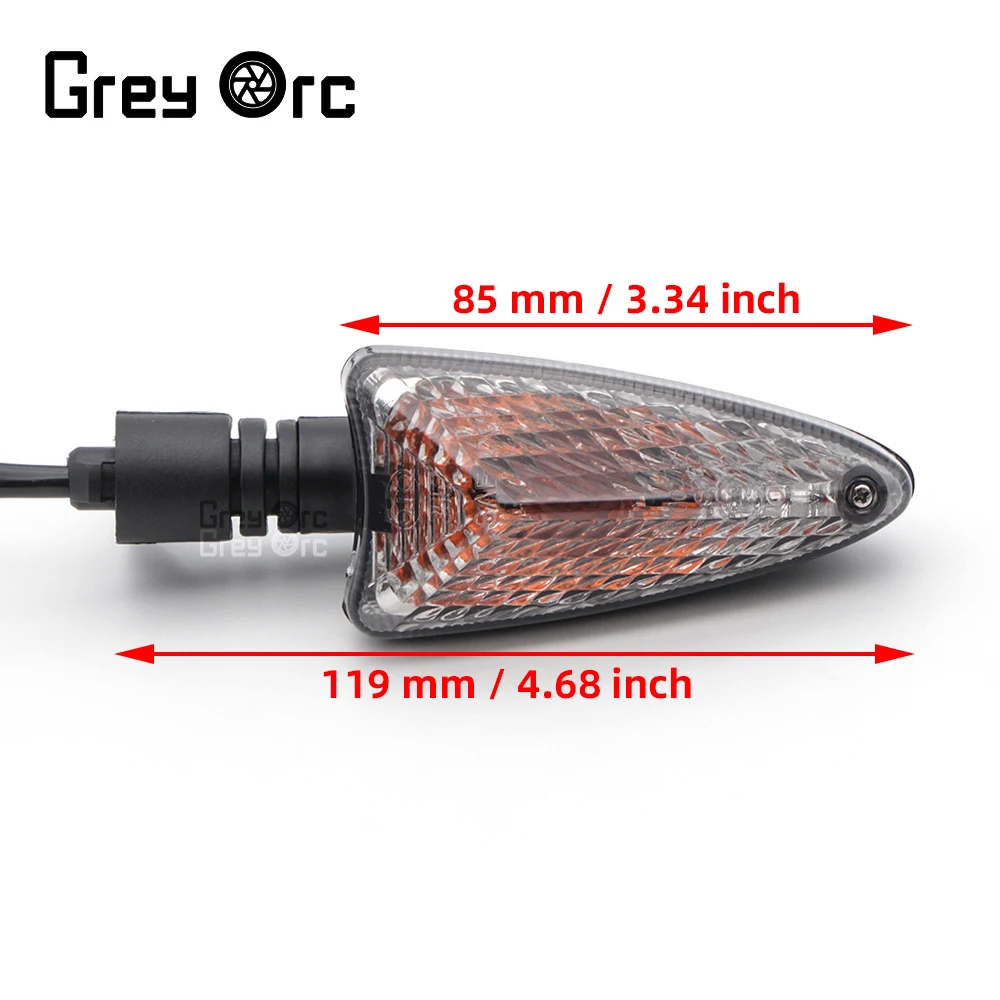 

1 Pair Motorcycle LED Turn Signal Indicator For BMW K1200R K1300R/S For Triumph Daytona 675/R 800/XC For Aprilia SXV 550