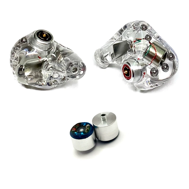 A Pair Factory Customizable HSU8-CN 8mm 16ohm CNT Diaphragm 5mw Loudspeaker CCAW Material Low Frequency Dynamic Driver Unit