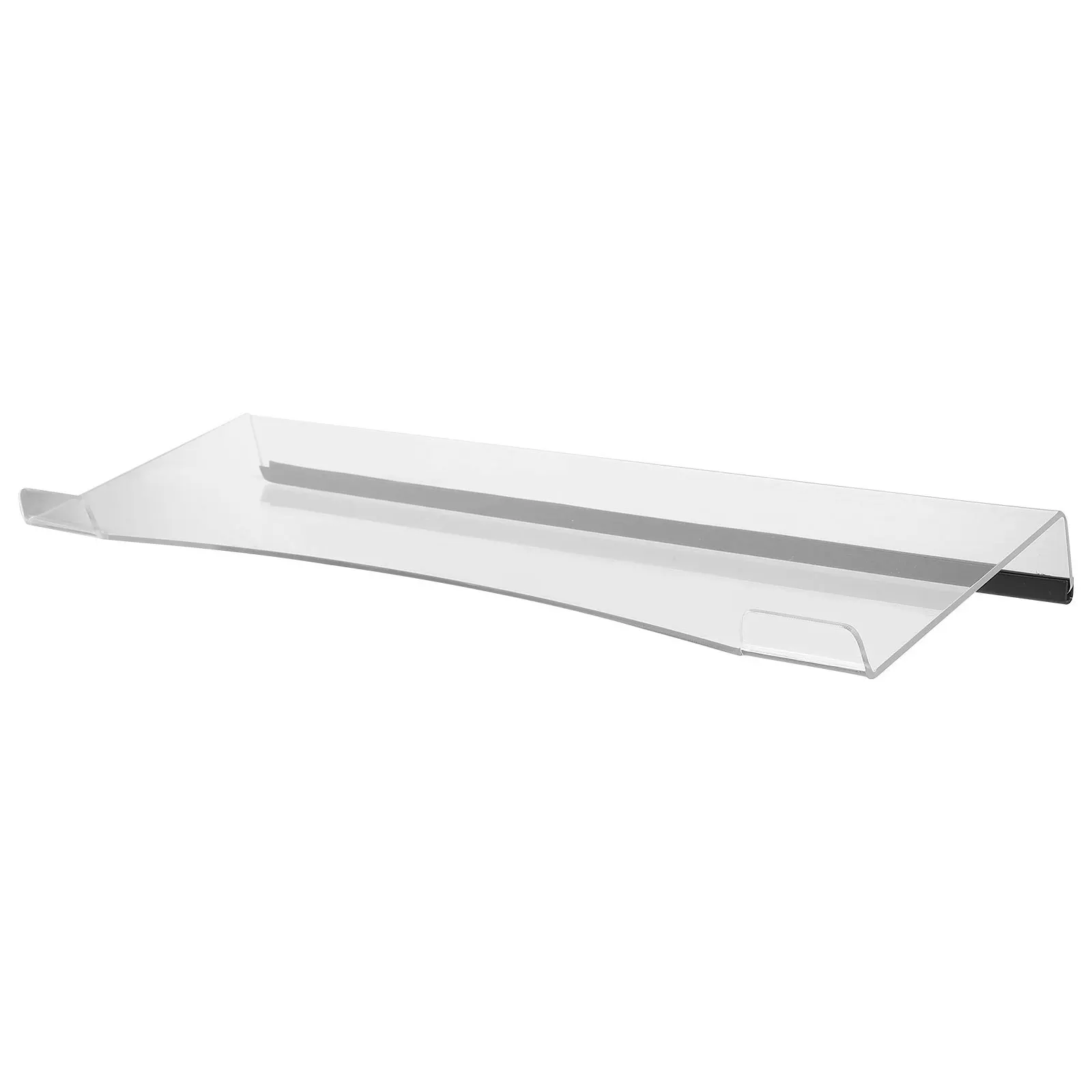 Keyboard Stand Acrylic Riser Ergonomic Height Curved Edge Anti-Slip Strip for Desk Computer Accessories Desktop