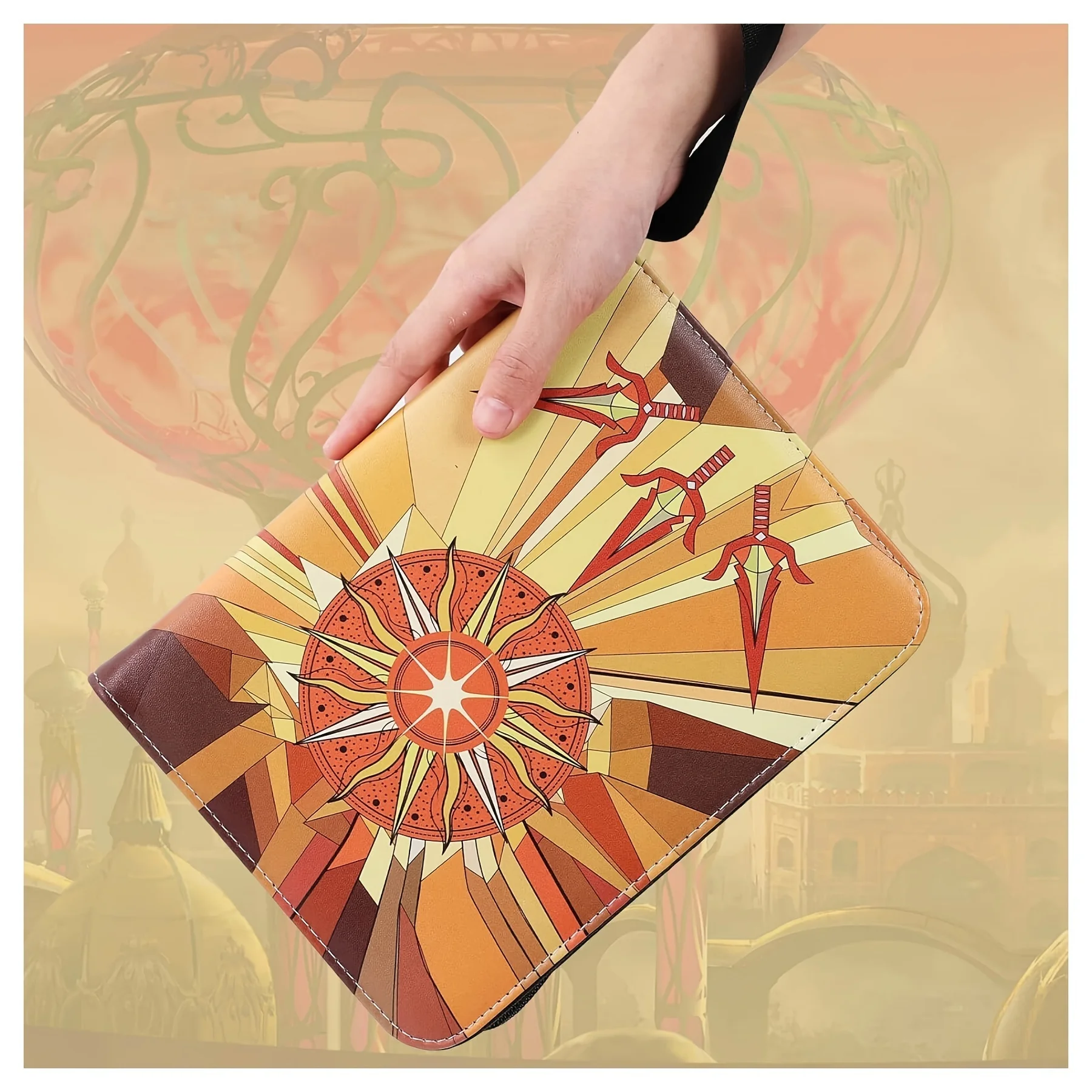 TCG Cards Binder Compatible with MTG Trading Cards, 400 Cards Capacity, Card Holder Album for PTCG Cards, Sports Cards