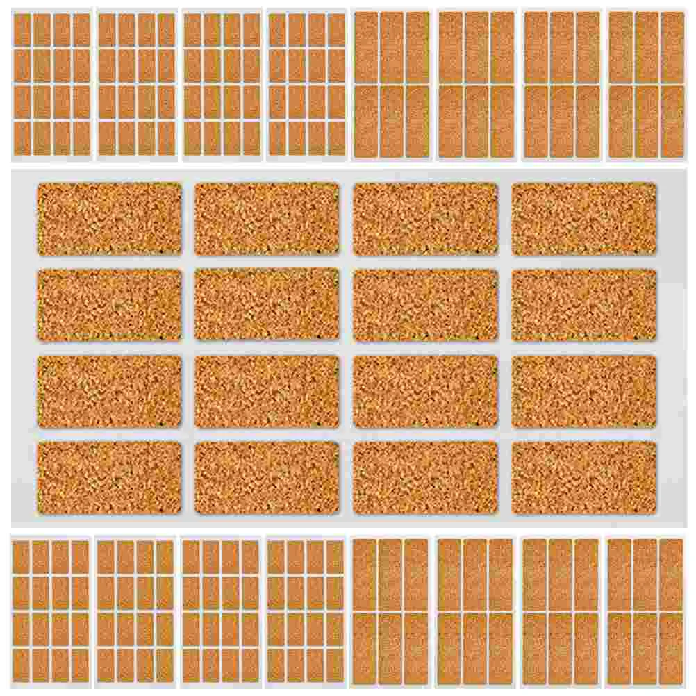 24 Sheets Stickers Cork Label Office Labels Spices Bottle Kitchen for Containers