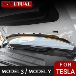 Frente Tronco Rubber Seal, Água Faixa de retenção, protetor de ventilação, Guarda Acessórios, Fit para 2017-2023 Tesla Modelo 3 Y