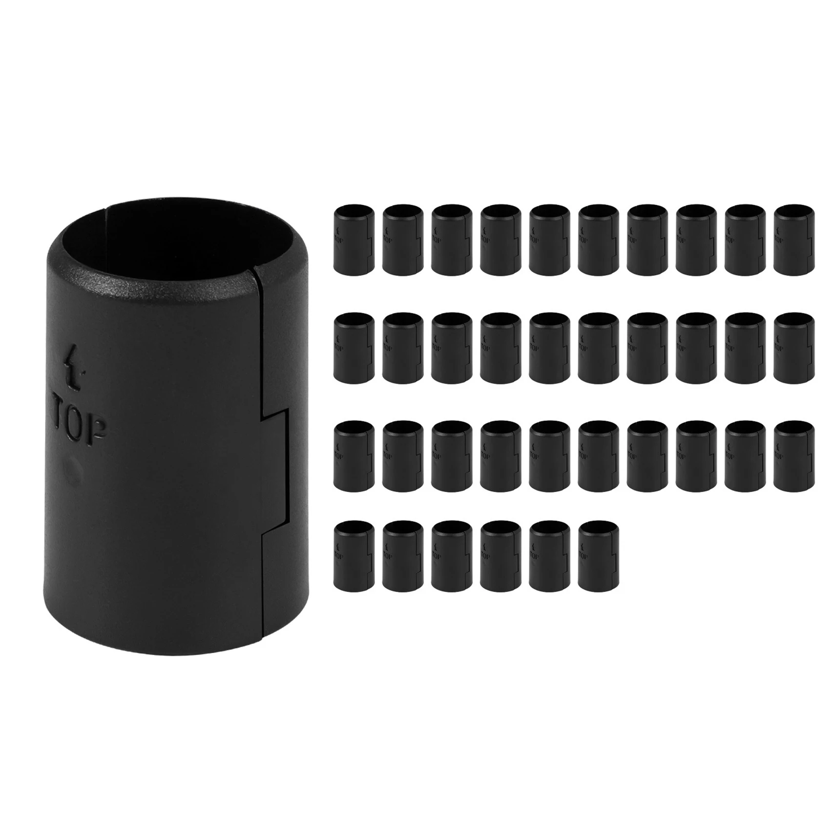 A23E-74-Packs Wire Shelf Clips Wire Shelving Shelf Lock Clips For 1 Inch Post- Shelving Sleeves Replacements