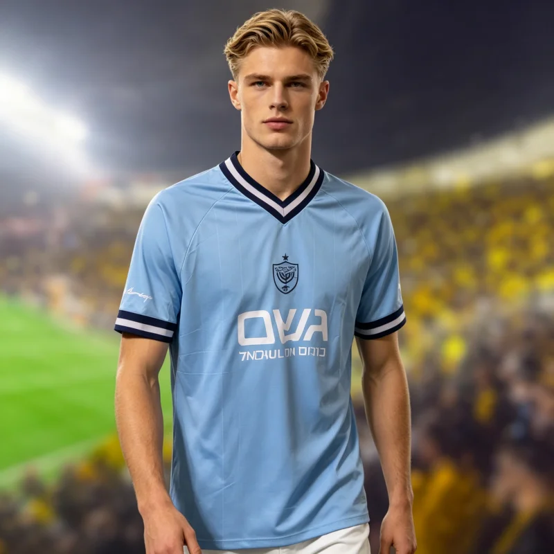 New Arrival Fashion Jerusalem Fan Football Jersey 3D Printed T-shirt Quick Drying Breathable Sports Casual