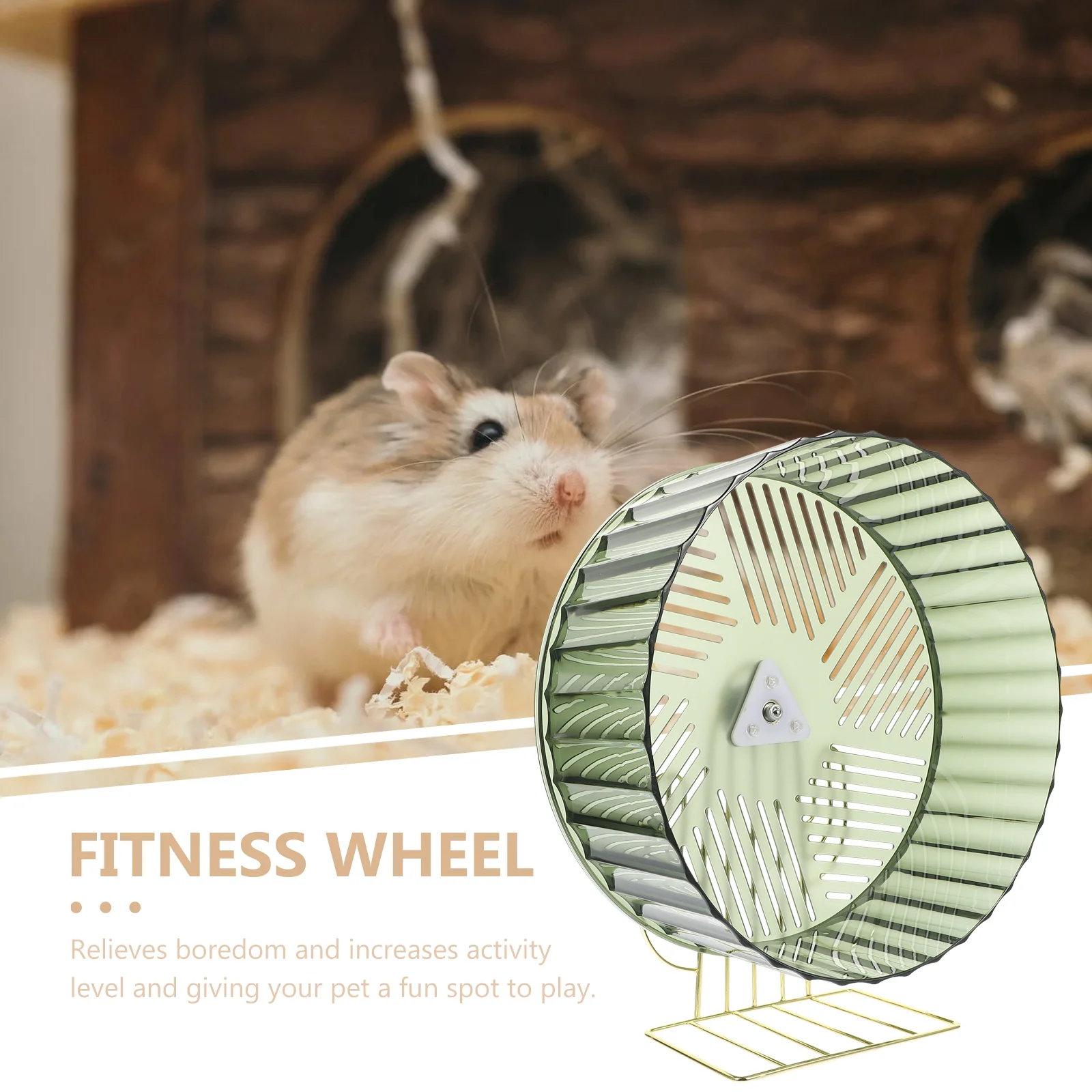 

Hamster Running Wheel Compact Hedgehog Household Rat Small Chinchilla Cage Toys