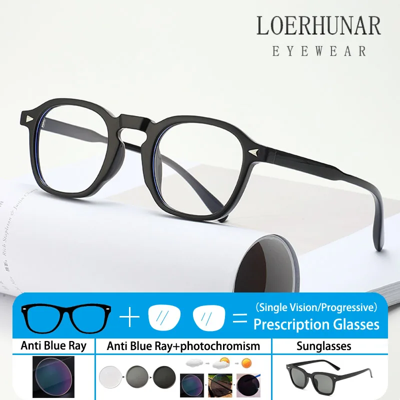 

Fashion TR Insert Core Glasses Photochromic Men Women Optical Prescription Presbyopic Astigmatism Hyperopia Progressive Eyewear