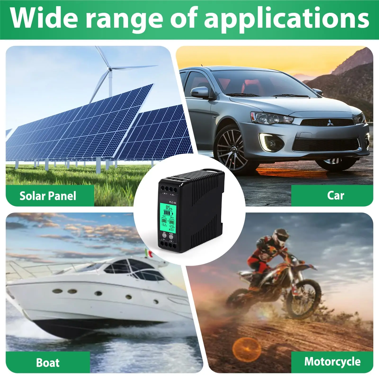 

1PCS 24V Battery Voltage Controller Regulator Equalizer 7V-18V For Automobiles/boats/motorcycles/RVs/electric Forklift Batteries