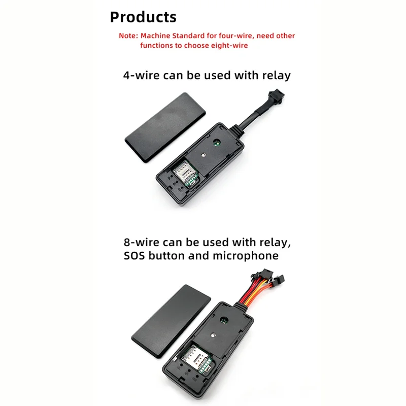 Supernew  4G Car GPS Tracker Real Time Anti-Lost Locator Positioner with Emergency SOS Alarm Remote Control Bike Motorcycle(C)