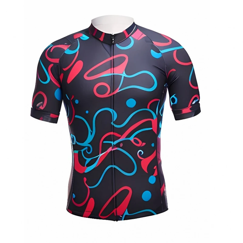 Men's Cycling Jersey MTB Mountain Bike Shirts Offroad Motorcycle Jersey Offroad Bike Shirts Quick Breathable Comfortable Fabric