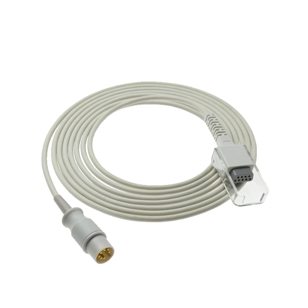 

Compatible S*CHILLER Round7pin N*ellcor module Pulse Oximeter Monitor, Spo2 Probe Adapter Cable, Spo2 Sensor Extension Connector