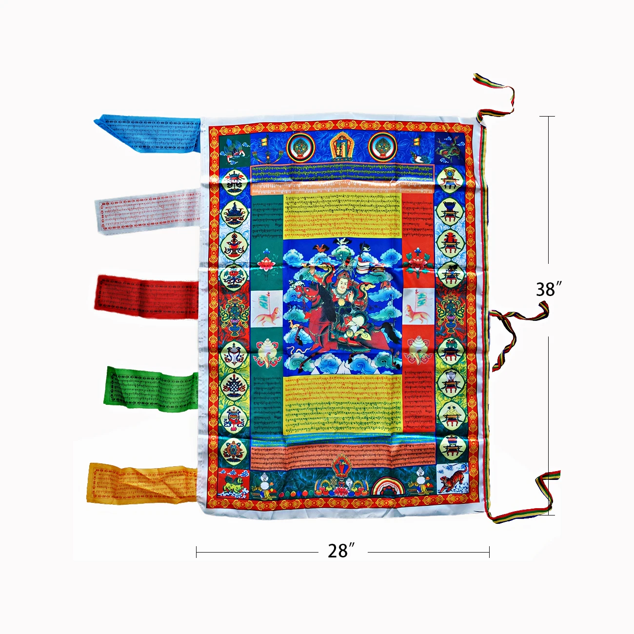 Enchanting Wind Pattern Banner - Colorful Home Décor Flag, King of Fortitude Inspired Artwork