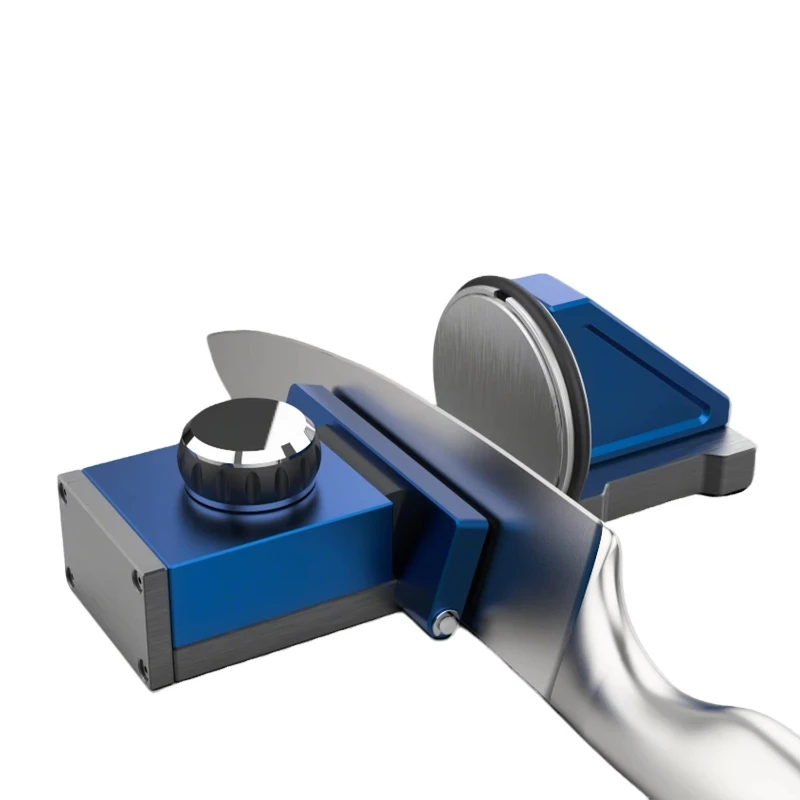 

Hand sharpeners for kitchen, sushi, bread, ribs and fishing knives Class 3 diamond and ceramic wheel system