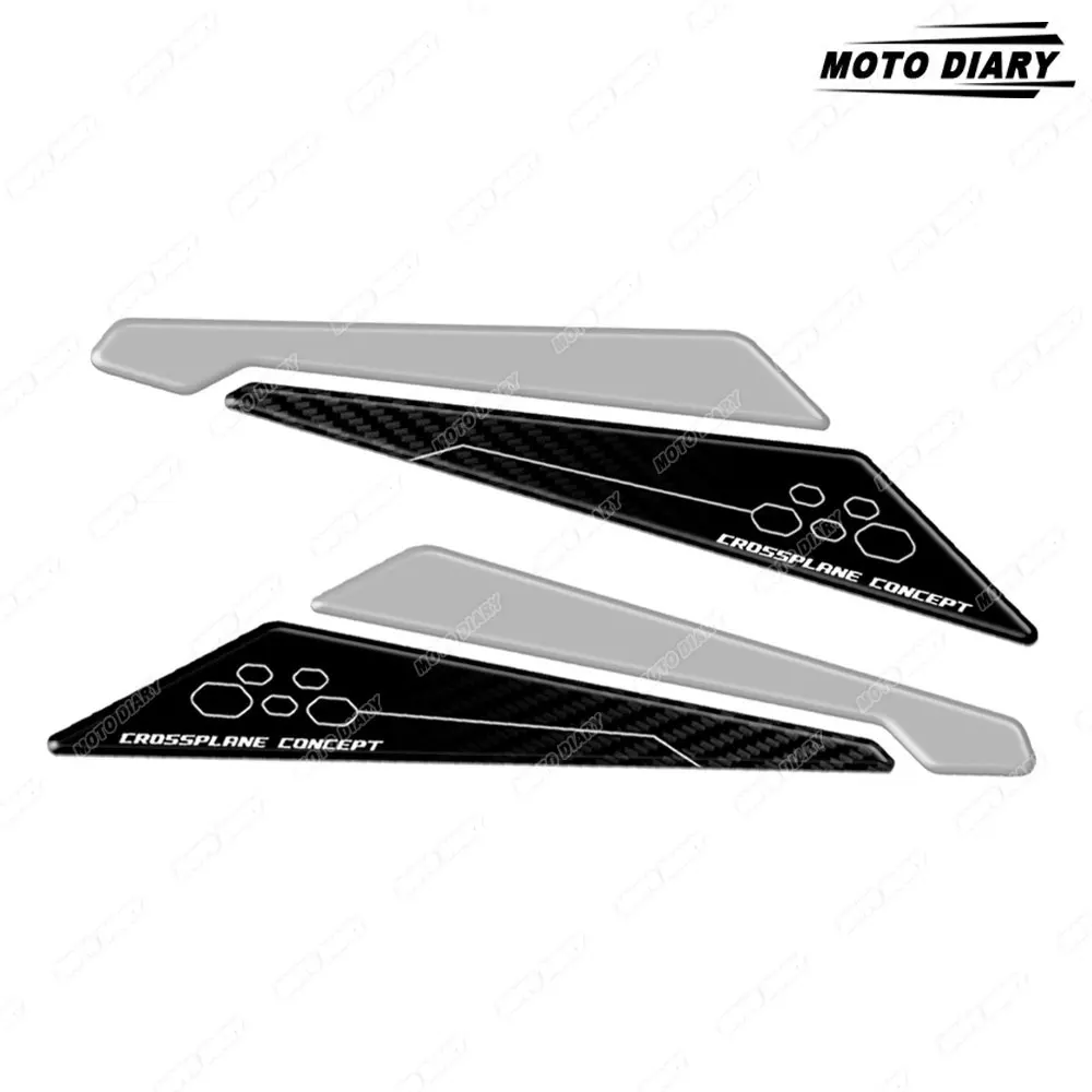 3D Resin Motorcycle Sticker Set Tail Section Decals Waterproof For MT-07 MT 07 MT07 2025