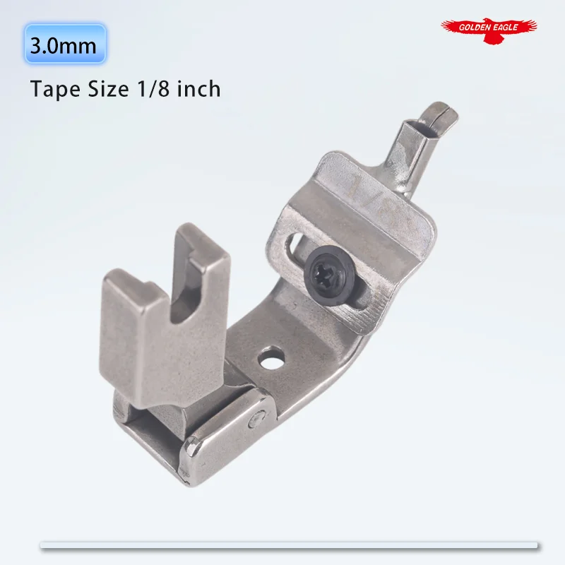 S10A Tape Guide Presser Foot Fit Industrial Single Needle Lockstitch Sewing Machine Use for Attach Laces / Elastic / Tape